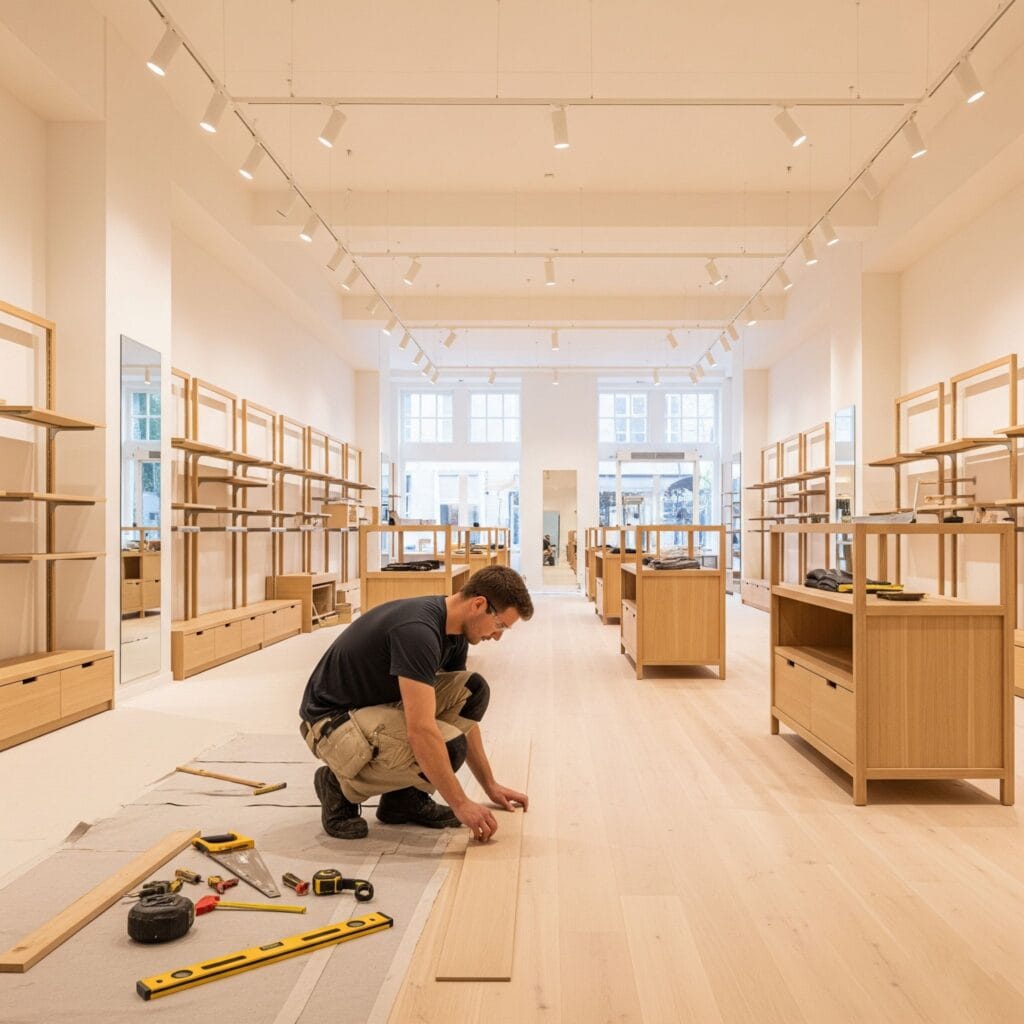 Renovering av Butik i Stockholm