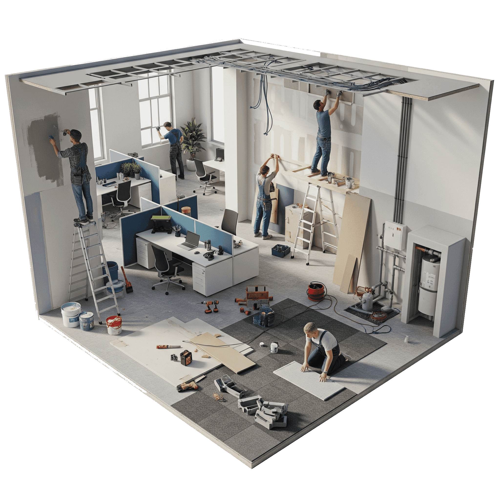 Renovering av stort kontor (1)
